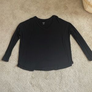 Black Mossimo Supply Company Long Sleeve Tee
